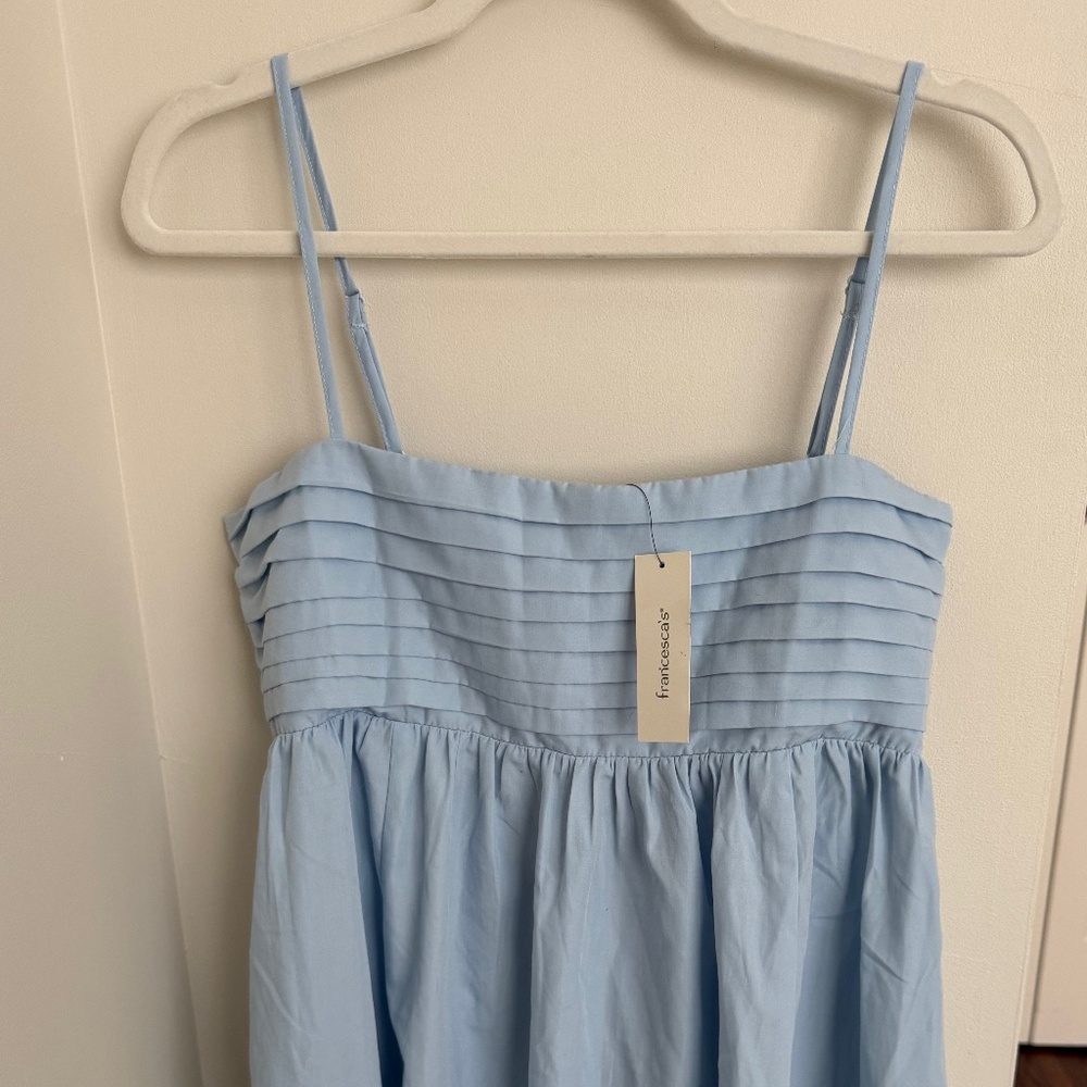 Francesca's light blue mini dress NWT size M